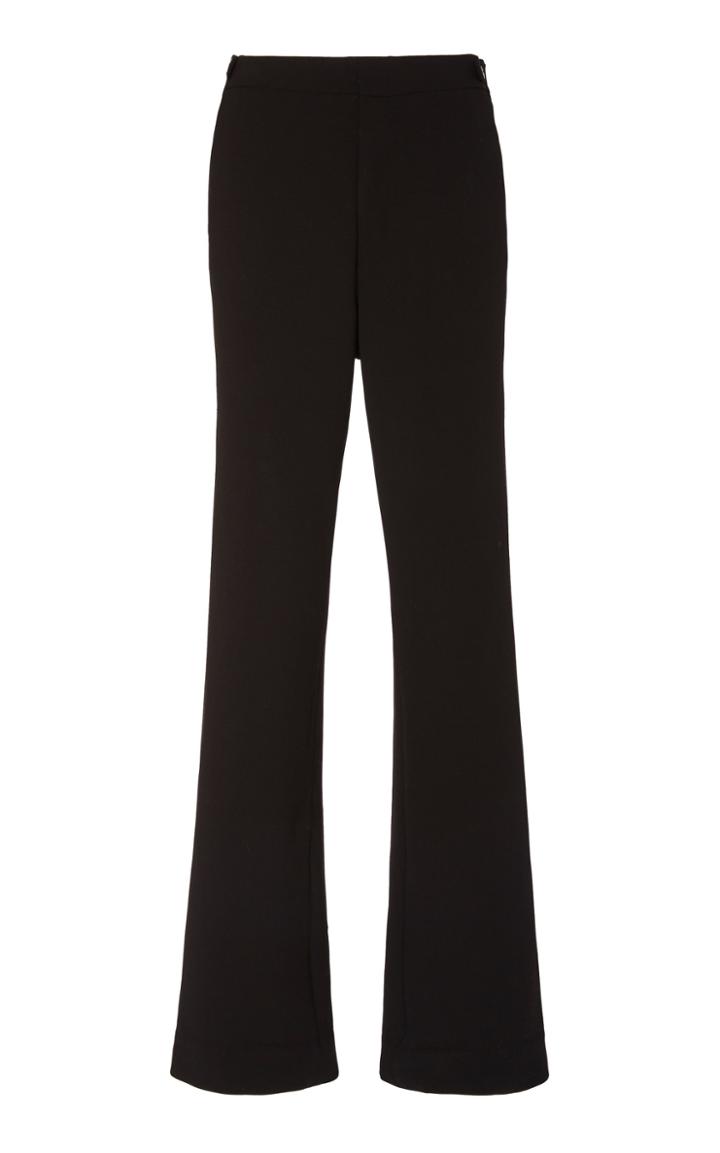 Prabal Gurung Pauli Straight-leg Stretch Crepe Pants