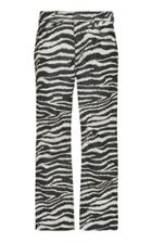 Isabel Marant Toile Apolo Animal-print Stretch-cotton Straight-leg Pants