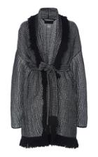 Moda Operandi Alanui Metallic Knitted Cotton-blend Cardigan Size: Xs