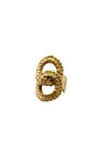 Moda Operandi Cano Nudo 24k Gold-plated Link Ring