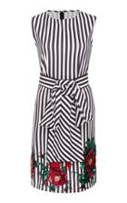 Alcoolique Bow Benedict Striped Dress