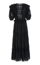 Ulla Johnson Guinivere Ruffled Cotton-blend Maxi Dress