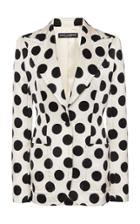 Dolce & Gabbana Duchesse Satin Dot Blazer