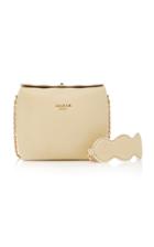 Paule Ka Light Yellow Leather Bag