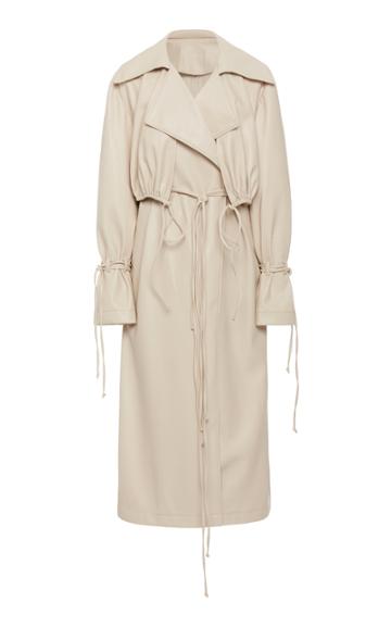Moda Operandi Olenich Eco Leather Trench Coat Size: S