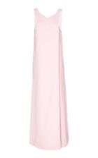 Rosetta Getty Crossed Front Crepe Dress