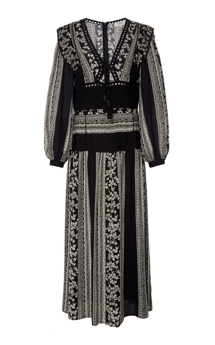 Sea Keely Long Sleeve Midi Dress
