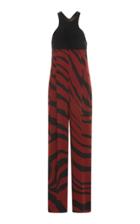 Roberto Cavalli Contrast Print Jumpsuit