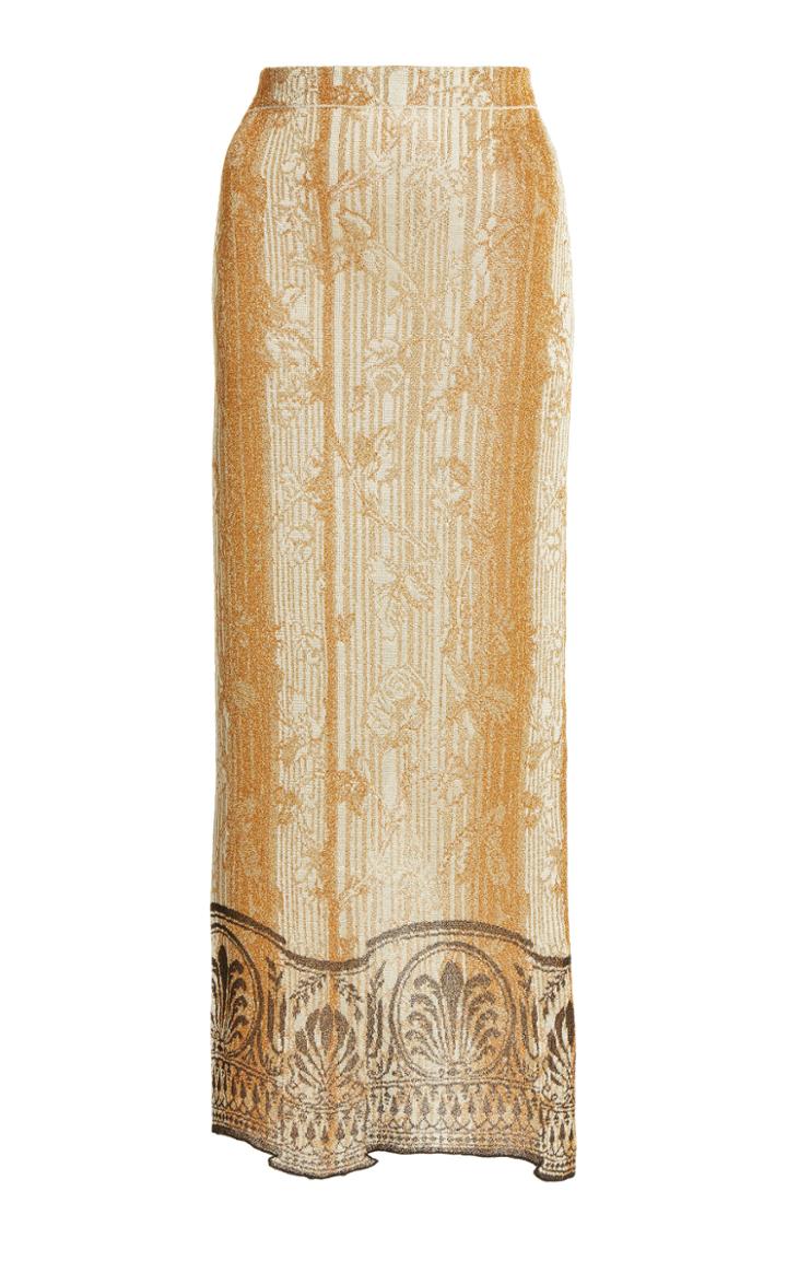 Moda Operandi Paco Rabanne Printed Stretch Jersey Skirt