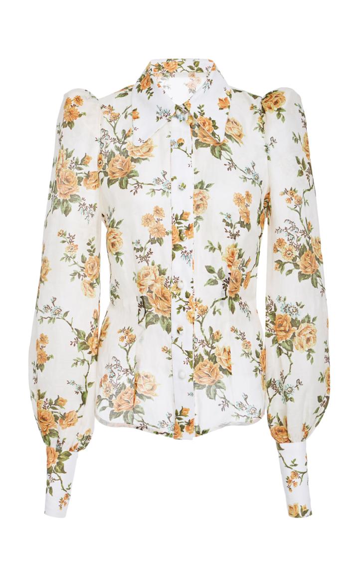 Zimmermann Golden Floral Shirt
