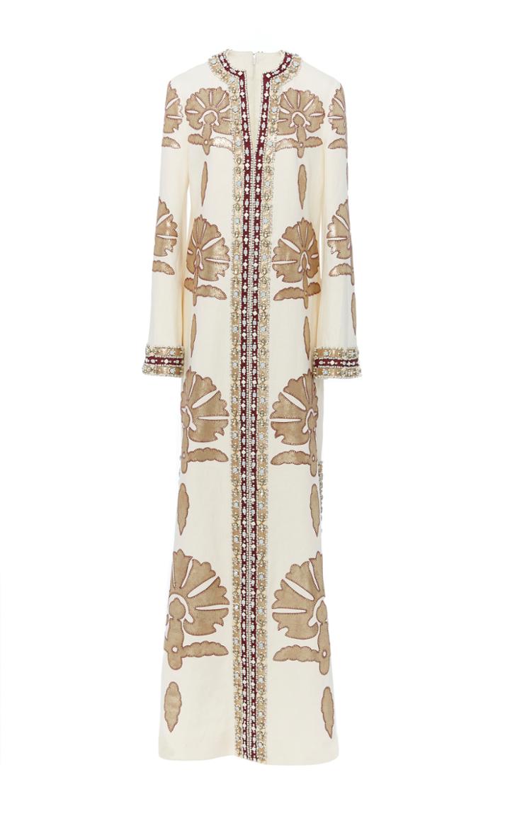 Tory Burch Skye Embellished Maxi Caftan