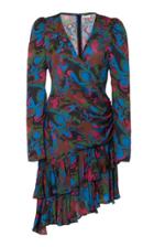 Rhode Lola Printed Ruffle Mini Dress