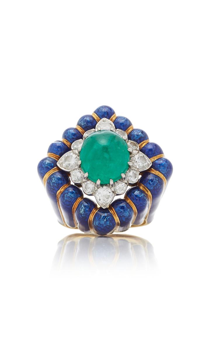 Moda Operandi Simon Teakle Vintage David Webb Ring