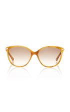 Kate Young Barbara Cat-eye Marbled Acetate Sunglasses