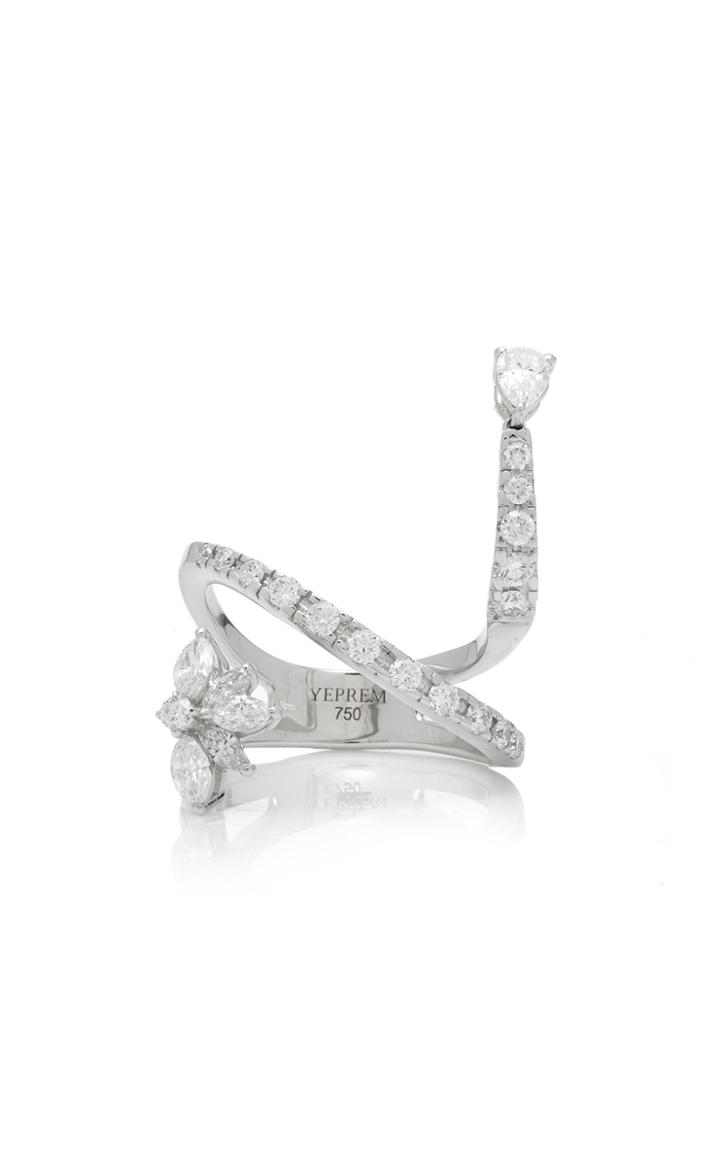Yeprem 18k White Gold Wrap Diamond Ring