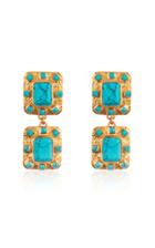 Valre Gold-plated Turquoise Earrings