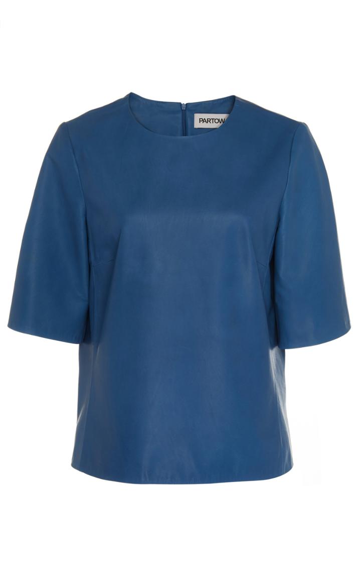 Partow Rose Single-breasted Cotton-twill Jacket