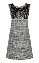 Moda Operandi Giambattista Valli Floral-detailed Tweed Mini Dress