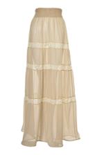 Lilly Sarti Long Seda Skirt