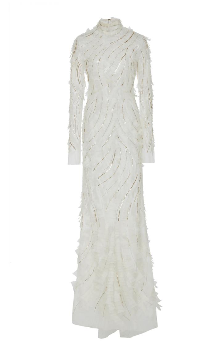 J. Mendel Metallic Detailed Gown