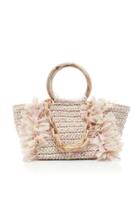 Carolina Santo Domingo M'o Exclusive Corallina Raffia Bag