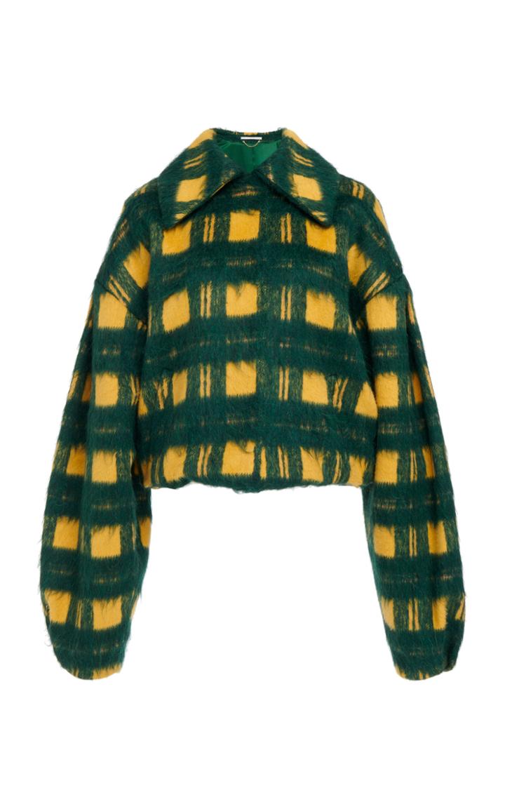 Emilia Wickstead Paola Oversized Plaid Jacket