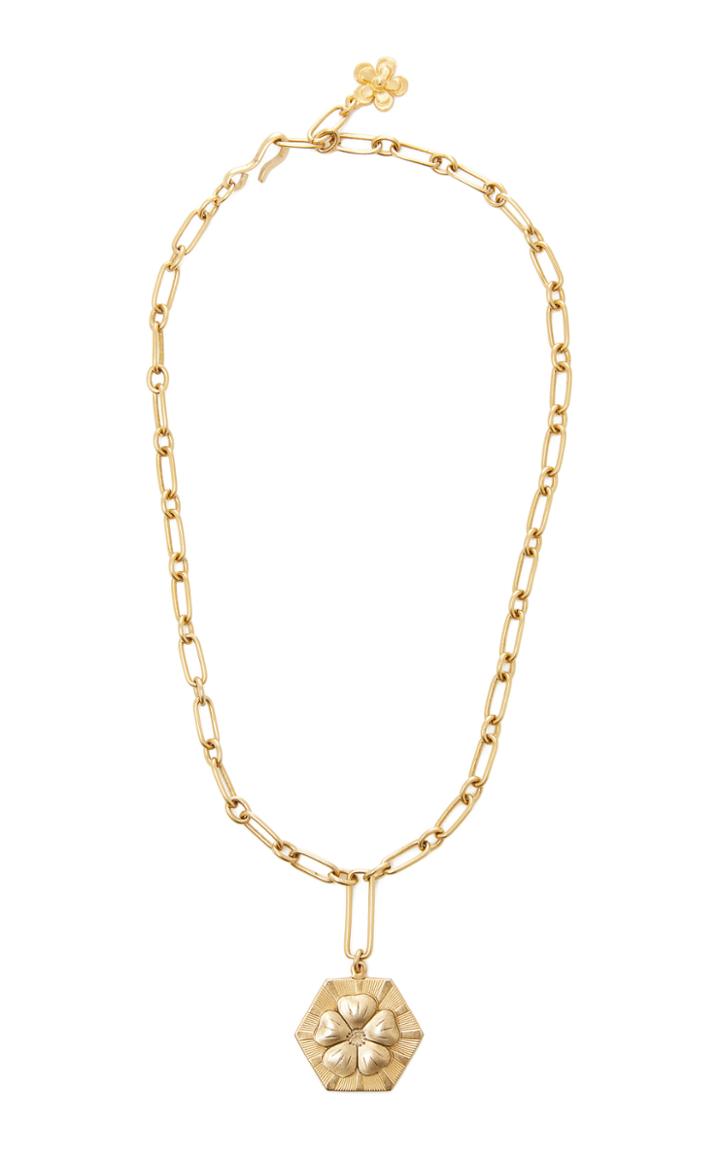 Brinker & Eliza Primrose 24k Gold-plated Pendant Necklace