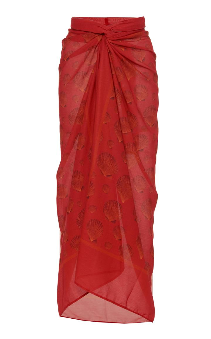 Moda Operandi Agua By Agua Bendita Lavanda Nacar Pareo Size: Xs