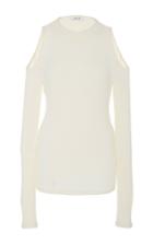 Getting Back To Square One Cutout Shoulder Sweater