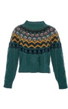 Temperley London Cable Jacquard Jumper