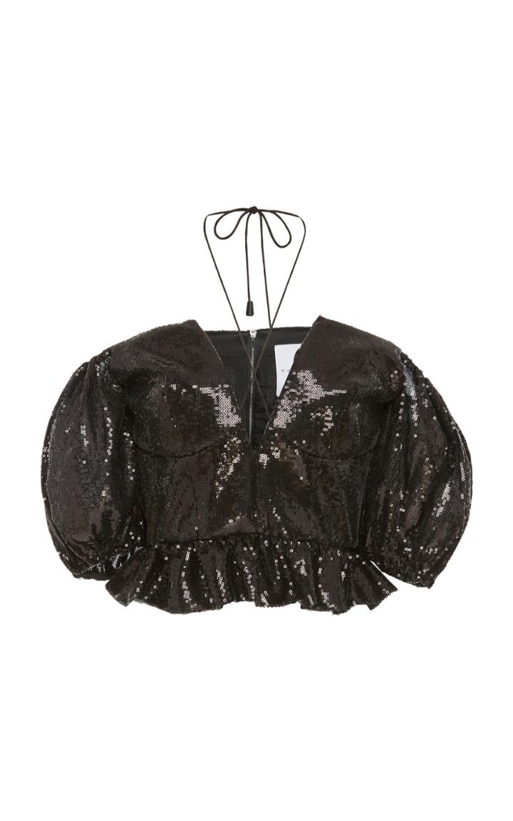 Markarian Sequin Off The Shoulder Top
