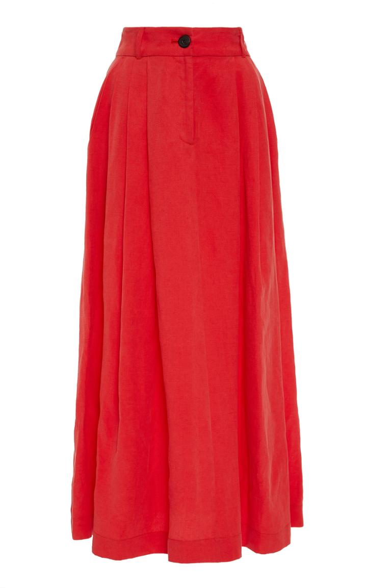 Moda Operandi Mara Hoffman Tulay Twill Midi Skirt Size: 00