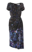 Zuhair Murad Stars Short Sleeve Dress