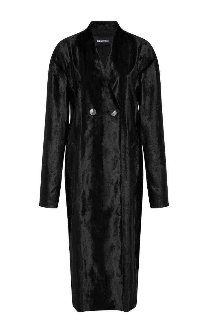 Cushnie Et Ochs Magdalena Collarless Coat