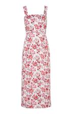 Moda Operandi Coco Shop Floral Cotton Midi Dress