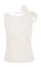 Delpozo Top With Ruffle On Back