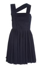 Gabriela Hearst Borda Cotton Pliss Mini Dress