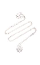 Yeprem Star Pendant 18k White And Diamond Necklace