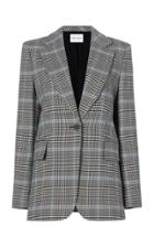 Michelle Waugh Dixie Plaid Tweed Blazer