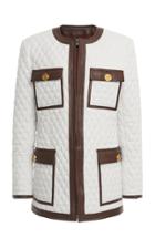 Moda Operandi Balmain Pocket-detailed Quilted Jacket