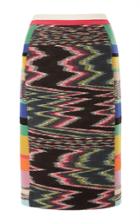 Missoni Flamed Wool Pencil Skirt
