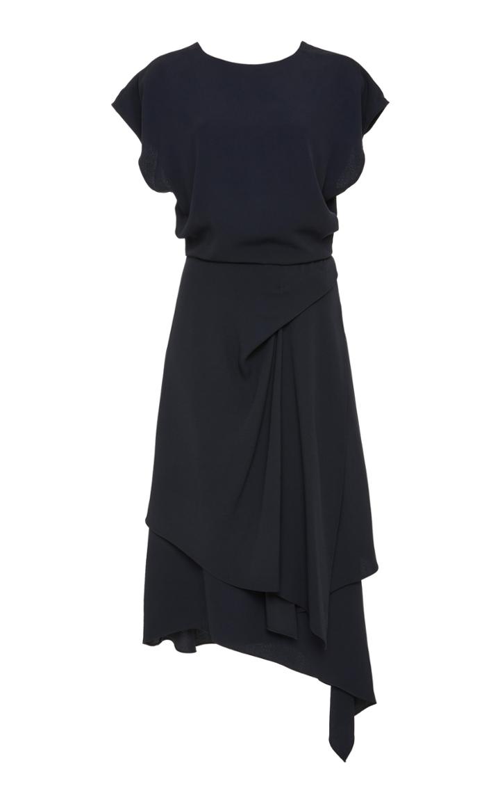 Yeon Terpsichore Asymmetric Crepe Dress