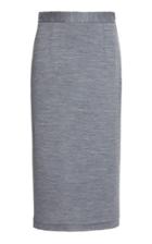 Thom Browne High-rise Cotton-silk Blend Skirt