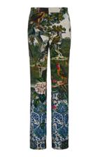 Moda Operandi Libertine Ottoman And Pirate Bird Printed Straight-leg Trousers