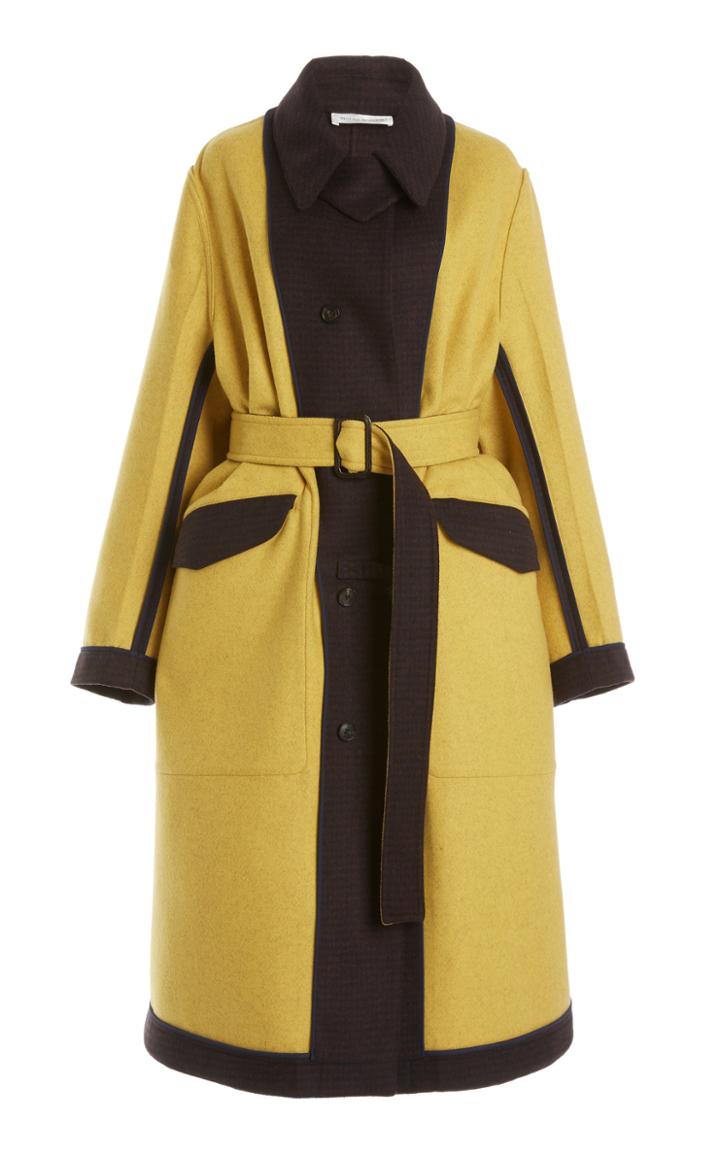 Moda Operandi Victoria Beckham Reversible Double-faced Wool Mackintosh Coat