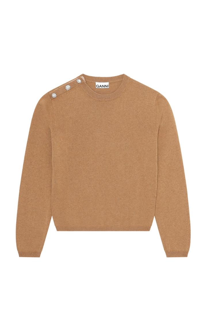 Moda Operandi Ganni Cashmere Knit Pullover Sweater