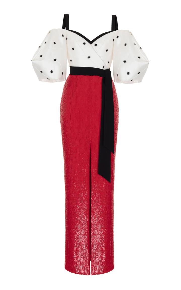 Rasario Jacquard Top Gown