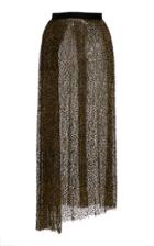 Moda Operandi Proenza Schouler Beaded Draped Assymetric Maxi Skirt Size: 4