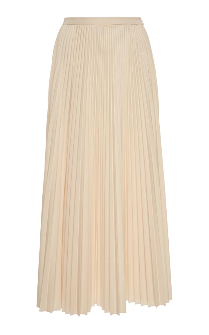 Claudia Li High-waisted Pleated Skirt