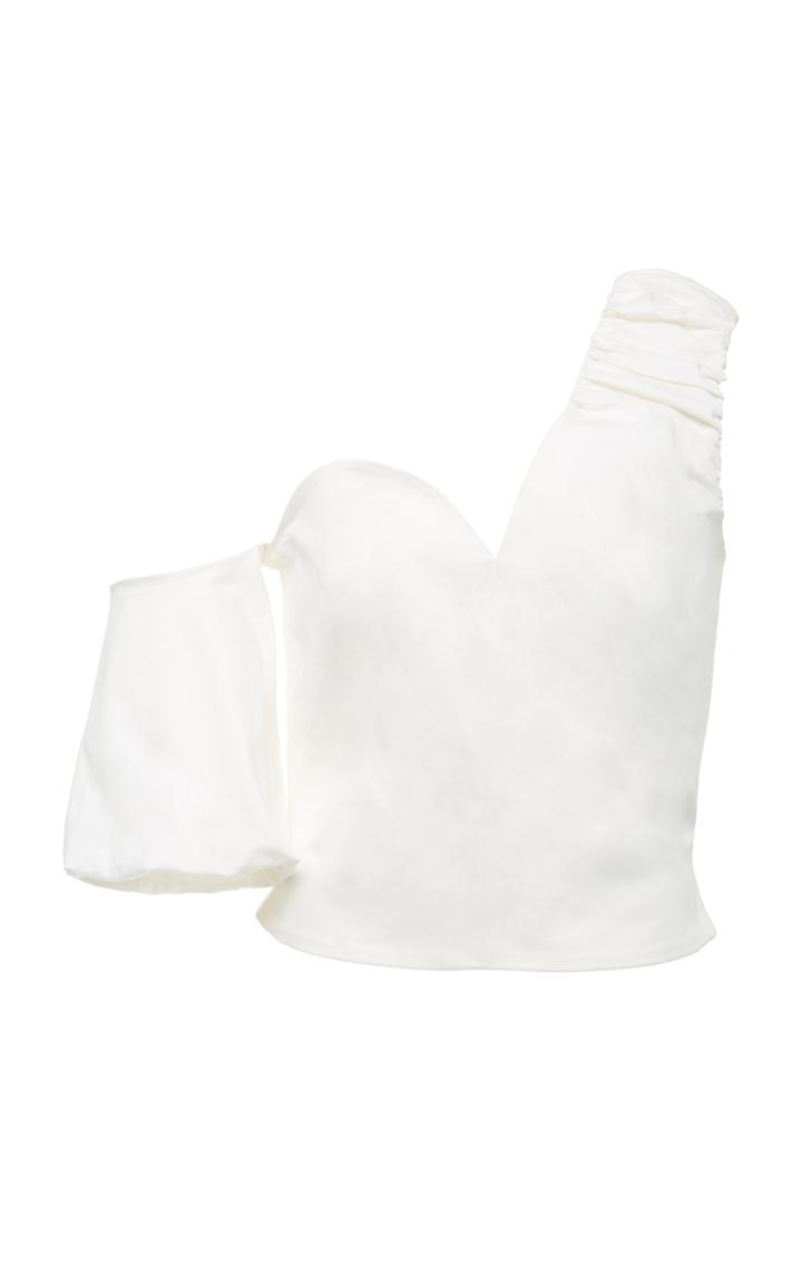 Breelayne Leondra Gathered One Shoulder Top